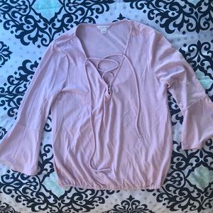 Pink blouse